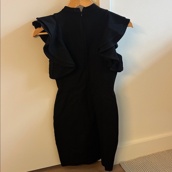 Black Ruffle Dress - Picture 2 of 3